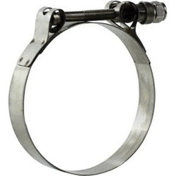 840625 T-Bolt Hose Clamp, 6-5/16 in Nominal, 6-1/32 in Minimum Clamp Diameter, Stainless Steel