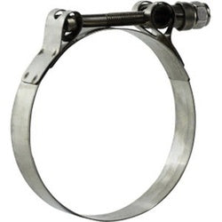 840675 T-Bolt Hose Clamp, 6-13/16 in Nominal, 6-17/32 in Minimum Clamp Diameter, Stainless Steel