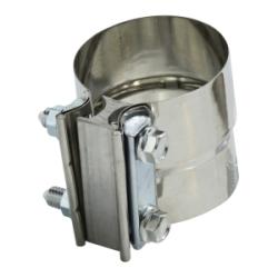 847350 Lap Clamp, 3-1/2 in Nominal, Stainless Steel, 76 mm W, 1/2 mm Thick