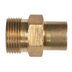86006 Quick Disconnect High Pressure Coupling, M22 Metric Screw x 3/8 in FNPT, Brass