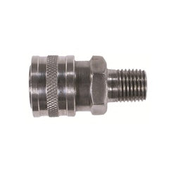 86031SS Quick Disconnect Straight Through Coupler, 3/8 in, MPT