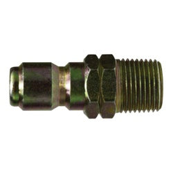 86042 Straight Through Quick Disconnect Plug, 1/2 in MPT, Steel