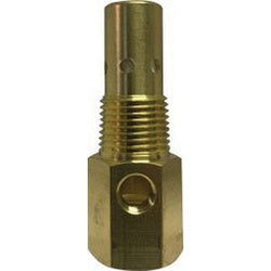87020 Compressor Tank Check Valve, 1/2 x 3/8 in Nominal, MPT x Compression, Brass Body