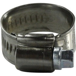 89112 Embossed Worm Gear Hose Clamp, 3-7/16 in Minimum Clamp Diameter, 304 Stainless Steel