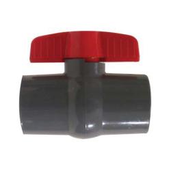 899051 Ball Valve, 3/4 in Nominal, Socket x Socket, 150 psi, PVC Body