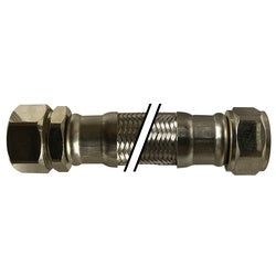 922812 Water Heater Connector, 12 in L, Stainless Steel