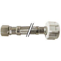923512 Ball Cock Connector, 12 in L, Stainless Steel, Heavy Duty Brass Inserts