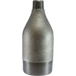 93139 Swage Standard Nipple, 6 in 3 in, Steel, Zinc-Plated, SCH 40 Schedule