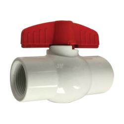 940288 Ball Valve, 1-1/2 in Nominal, FIP x FIP, 150 psi at 73 deg F Pressure, PVC Body
