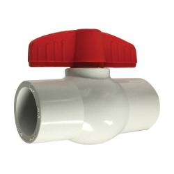 940299 Ball Valve, 2 in Nominal, Slip x Slip, 150 psi at 73 deg F Pressure, PVC Body