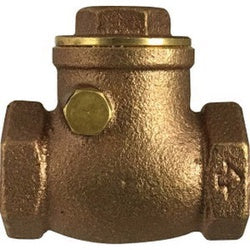 940357 Swing Check Valve, 2 in Nominal, FPT, C85700 Brass Body, Import
