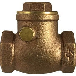 940358 Swing Check Valve, 2-1/2 in Nominal, FPT, C85700 Brass Body, Import