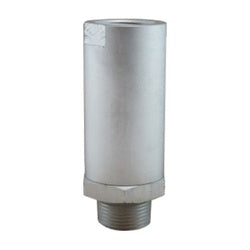 940842 Repairable Air/Oil Inline Filter, 3/8 in Inlet Pipe, 3/8 in Outlet Pipe, 40 um, Aluminum