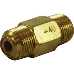 940847 Nipple Inline Filter, 3/8 in Inlet Pipe, 3/8 in Outlet Pipe, Brass