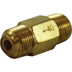 940848 Nipple Inline Filter, 1/2 in Inlet Pipe, 1/2 in Outlet Pipe, Brass