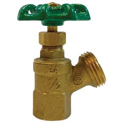 942133LF Angle Hose Boiler Drain Valve, 3/4 in Nominal Pipe, FIP, Lead-Free Brass Body