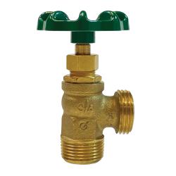 942163LF Boiler Drain Valve, 3/4 in Nominal Pipe, MIP, Lead-Free Brass Body