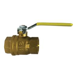 943207 Italian Ball Valve, 2 in Nominal, FNPT x FNPT, 600 psi WOG Pressure