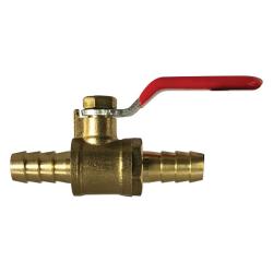 944134 Mini Ball Valve, 3/8 in Nominal, Hose Barbed x Hose Barbed, 200 psi WOG Pressure