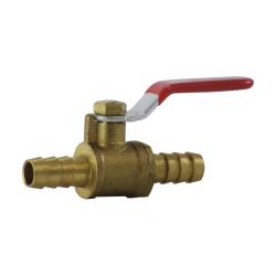 944134LF Mini Ball Valve, 3/8 in Nominal, Hose Barbed x Hose Barbed, 200 psi WOG Pressure