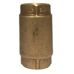 944437LF Inline Check Valve, 3 in Nominal, FIP x FIP, Brass Body, Import