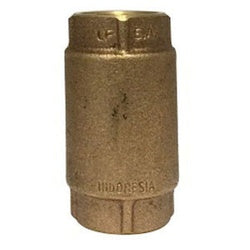 944433LF Check Valve, 1-1/4 in Nominal, FIP x FIP, Brass Body, Import