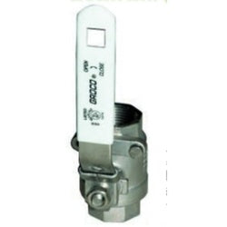 945204 In-Line Full Flow Ball Valve with Locking Mechanism, 3/4 in Nominal, 316 Stainless Steel Body