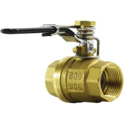 947105 Ball Valve, 1 in Nominal, FPT x FPT, 600 psi Pressure, -40 to 365 deg F, Brass Body
