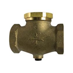 947141 In-Line Check Valve, 1/4 in Nominal, FIP x FIP, Cast Bronze Body, Import