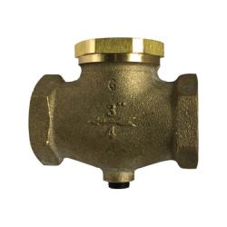 947142 In-Line Check Valve, 3/8 in Nominal, FIP x FIP, Cast Bronze Body, Import