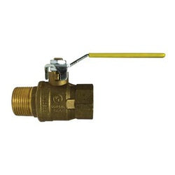 948104T Italian Ball Valve, 3/4 in Nominal, MIP x FIP, 600 psi WOG Pressure, Brass Body
