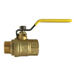 948170LF Ball Valve, 1/4 in Nominal, MIP x FIP, 600 psi WOG Pressure, -20 to 248 deg F