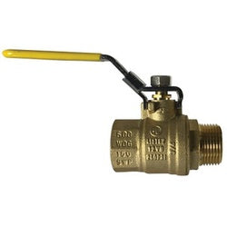 948170L Ball Valve, 1/4 in Nominal, MPT x FPT, 600 psi WOG Pressure, -20 to 300 deg F