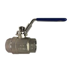 949165 2-Piece Ball Valve, 1 in Nominal, FIP, 1000 psi WOG Pressure, -60 to 450 deg F