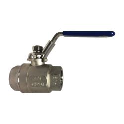 949167 2-Piece Ball Valve, 1-1/2 in Nominal, FIP, 1000 psi WOG Pressure, -60 to 450 deg F