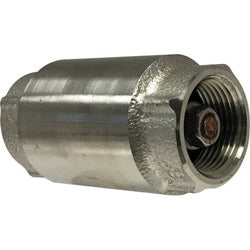 949430 Inline Check Valve, 1/2 in Nominal, FPT x FPT, 304 Stainless Steel Body, Import