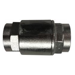 949443 2-Piece Barrel-Type Spring Check Valve, 1/2 in Nominal, FNPT, Import