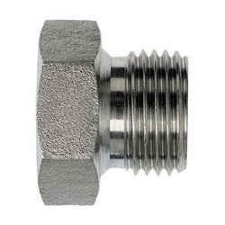9522P12 BSPP Hex Head Plug with 60deg Seat, 3/4-in Male BSPP, Steel