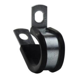 95406 Rubber Cushioned Clamp, 1/2 in Maximum Clamp Diameter, Steel
