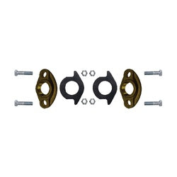 970227 Oval Water Meter Flange Kit, 1-1/2 in FIP, Brass