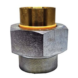 973110LF Dielectric Union, 1/2 in Compression x 1/2 in FIP, Steel
