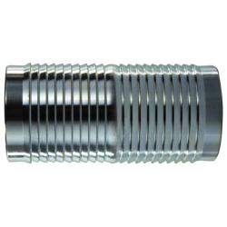 973650 Hose Mender, 3/8 in Hose Barbed x 3/8 in Hose Barbed, Steel