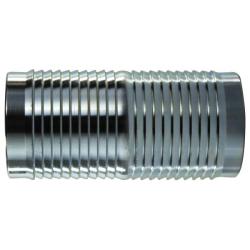 973654 Hose Mender, 1-1/4 in Hose Barbed x 1-1/4 in Hose Barbed, Steel