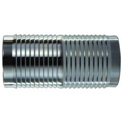 973658 Hose Mender, 3 in Hose Barbed x 3 in Hose Barbed, Steel