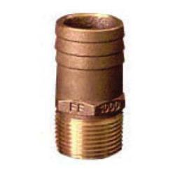 FF 973712 Adapter, 1 in MNPT x 1-1/8 in Hose Barbed, Brass