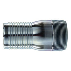 973887 Adapter, 1-1/2 in Hose Barbed x 1-1/4 in MIP, Steel, Zinc-Plated