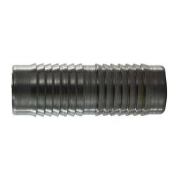 HM-063-S Hose Mender, 5/8 in Hose Barbed x 5/8 in Hose Barbed, Steel, Plain