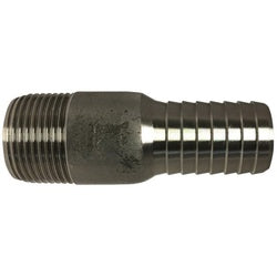 973928SS Adapter, 1-1/4 in Hose Barbed x 1-1/4 in MIP, Stainless Steel