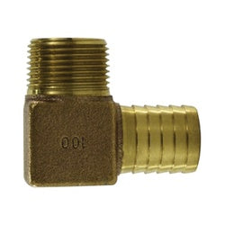 973981 Elbow, 1-in Hose Barbed x 3/4-in MIP, Bronze