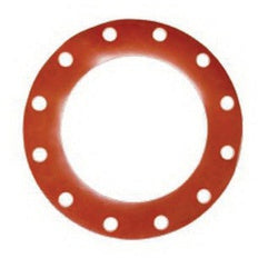 988400 Full Face Gasket, 2 in ID, Rubber, Red